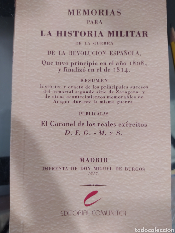 Gebrauchte B&uuml;cher: No memorias para la historia militar de la Guerra Civil facs&iacute;mil