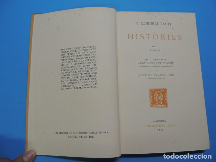 Libros de segunda mano: HISTORIES, I .- P. CORNELI TACIT - Foto 5