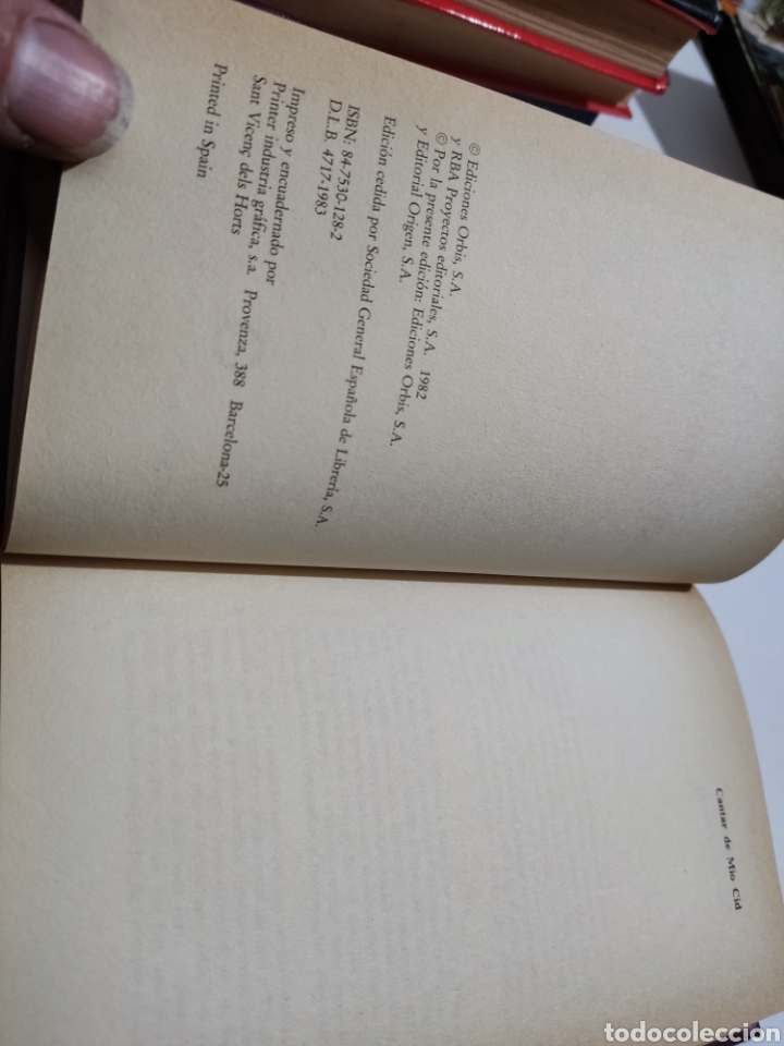 Libros de segunda mano: Libro cantar de Mio Cid - Foto 2