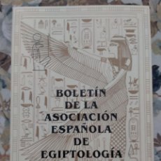 Libros de segunda mano: BOLETIN DE LA ASOCIACIÓN ESPAÑOLA DE EGIPTOLOGÍA - AÑO 2004. Lote 308995198