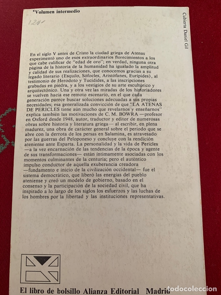Libros de segunda mano: La Atenas de Pericles. C. M. Bowra. - Foto 2