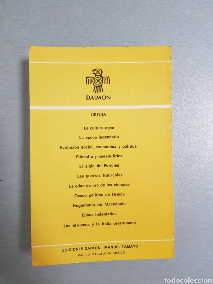 Libros de segunda mano: HISTORIA UNIVERSAL GRECIA . DAIMON - Foto 2