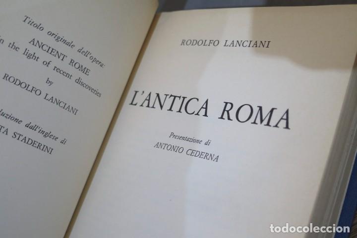 Libros de segunda mano: L&acute;antica Roma. Lanciani - Foto 2