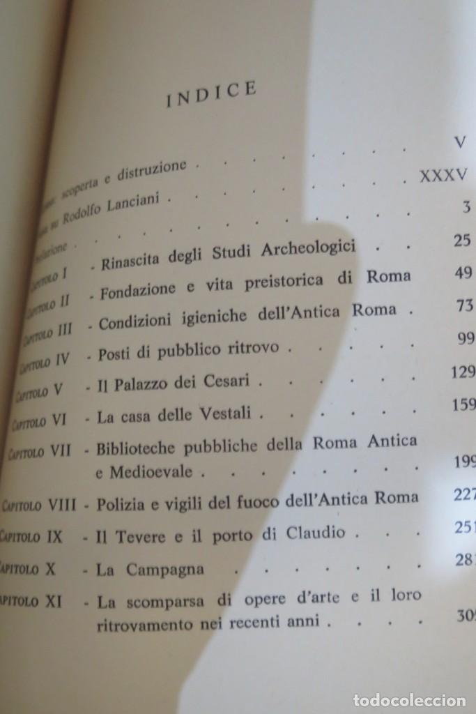 Libros de segunda mano: L&acute;antica Roma. Lanciani - Foto 4