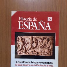 Libros de segunda mano: HISTORIA DE ESPAÑA 5. LOS ULTIMOS HISPANORROMANOS. HISTORIA 16.. Lote 315039033