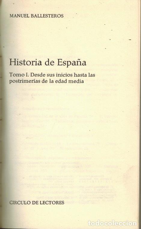 Libros de segunda mano: HISTORIA DE ESPA&Ntilde;A (2 TOMOS) - Foto 1
