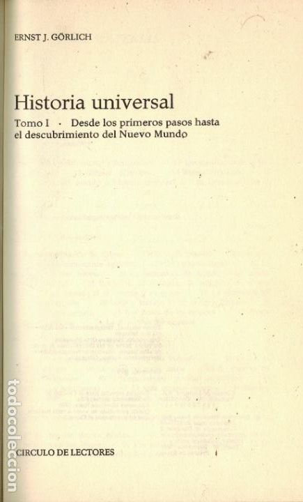 Libros de segunda mano: HISTORIA UNIVERSAL ( 2 TOMOS ) - Foto 1