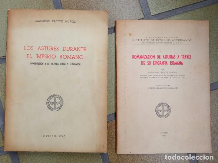 Libri di seconda mano: Dos vol&uacute;menes sobre romanizaci&oacute;n en Asturias