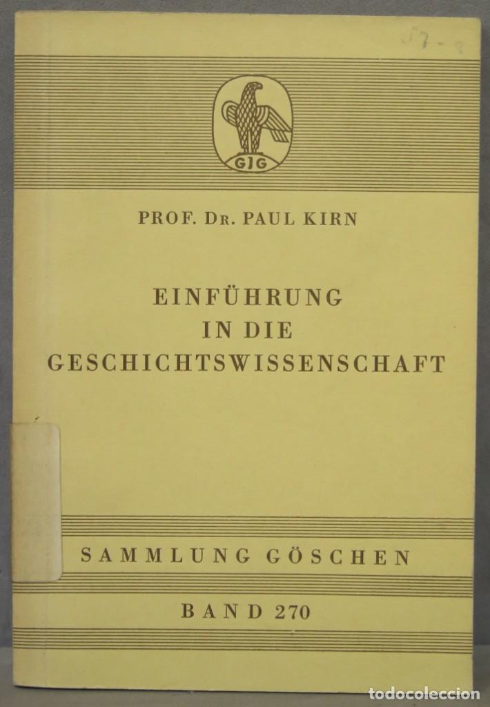 Second hand books: Einf&uuml;hrung in die Geschichtswissenschaft. KIRN