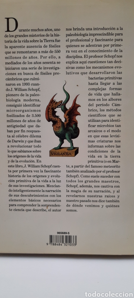 Libros de segunda mano: La cuna de la vida de J.W. Schopf - Foto 2