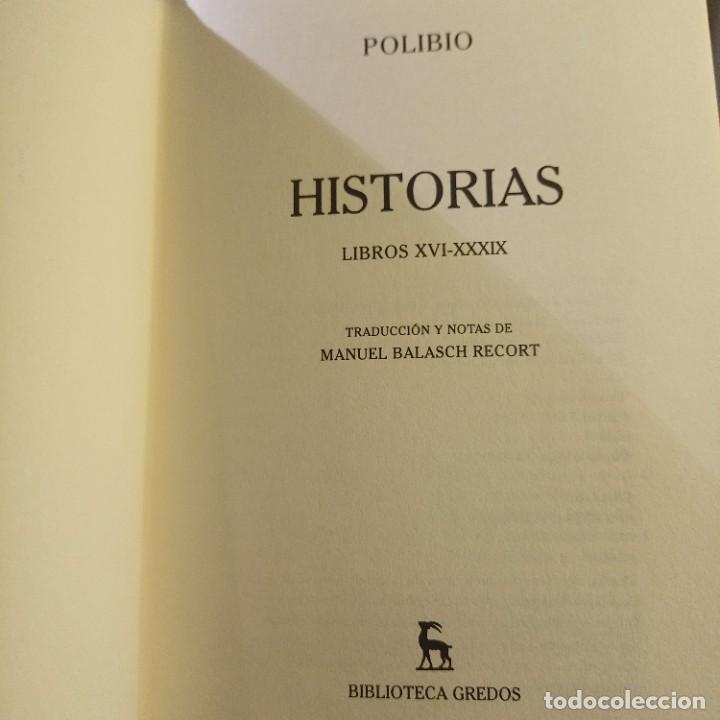 Polibio. Historias. Biblioteca Básica Gredos. L - Comprar Libros De ...