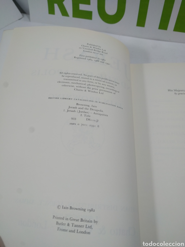Libros de segunda mano: Jerash and the decapolis. Iain Browning. - Foto 4
