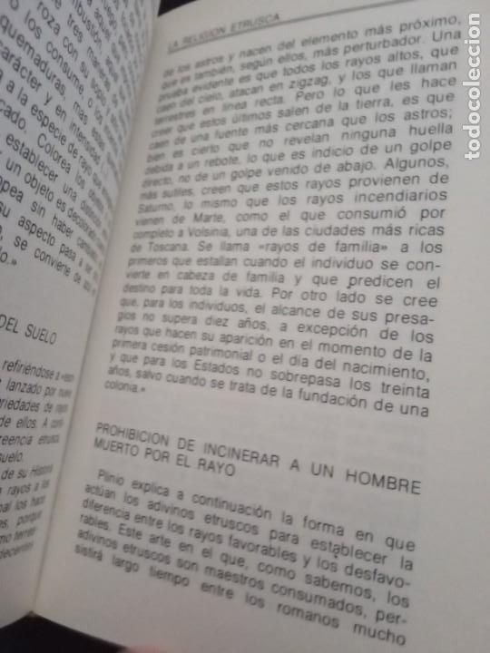 Libros de segunda mano: Los Etruscos. - Foto 4