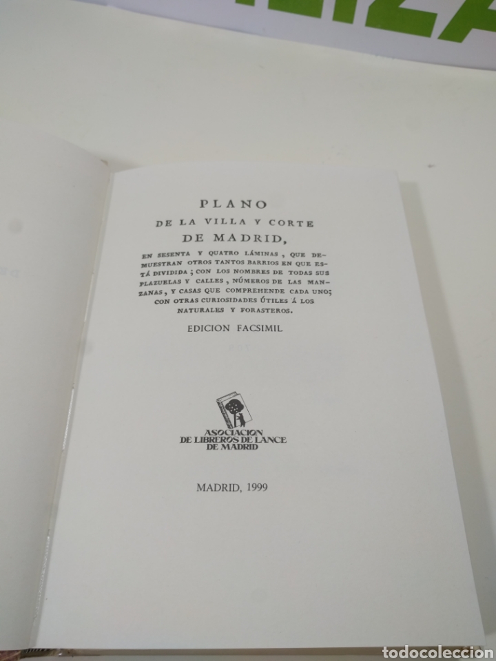 Libros de segunda mano: Plano de la villa y corte de Madrid. - Foto 3