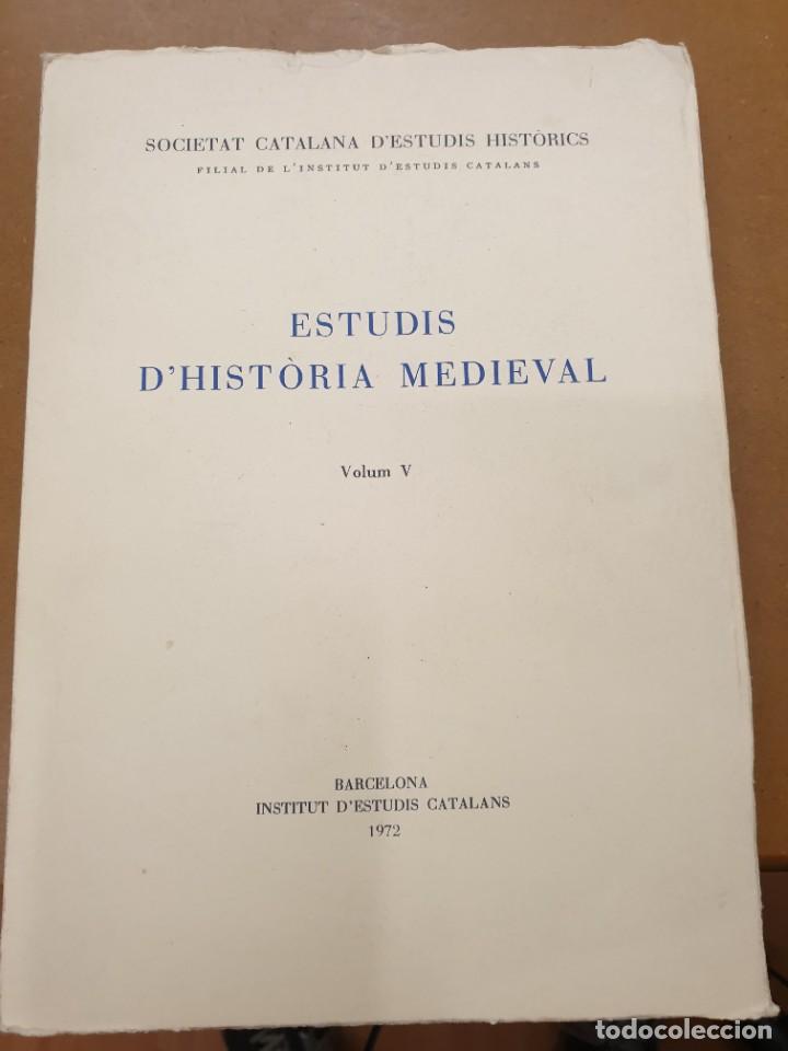 Gebrauchte B&uuml;cher: Estudis D'Historia Medieval Vol.V