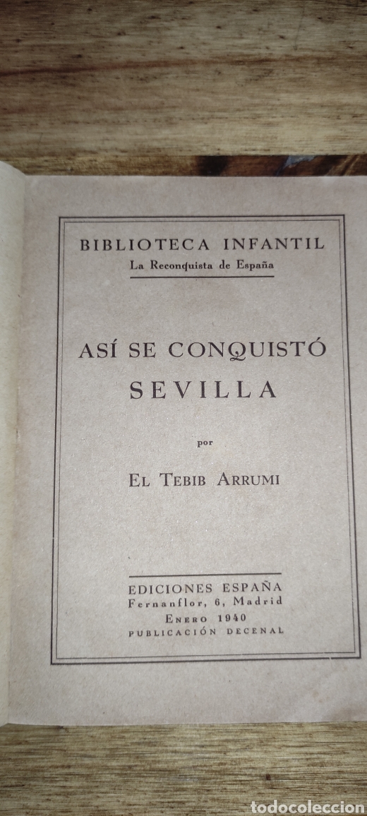 Libros de segunda mano: Como Se Conquist&oacute; Sevilla ,1940 - Foto 2