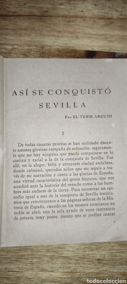 Libros de segunda mano: Como Se Conquist&oacute; Sevilla ,1940 - Foto 3