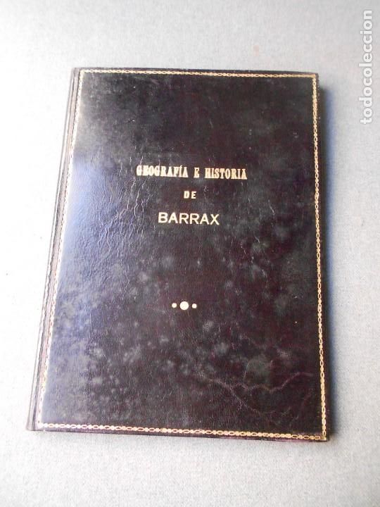 Libros de segunda mano: BARRAX. GEOGRAFIA E HISTORIA - Foto 1