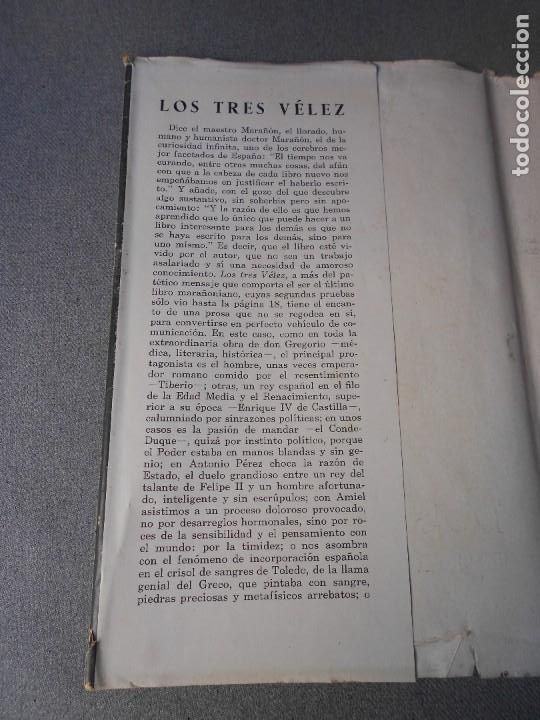 Libros de segunda mano: LOS TRES VELEZ - Foto 3