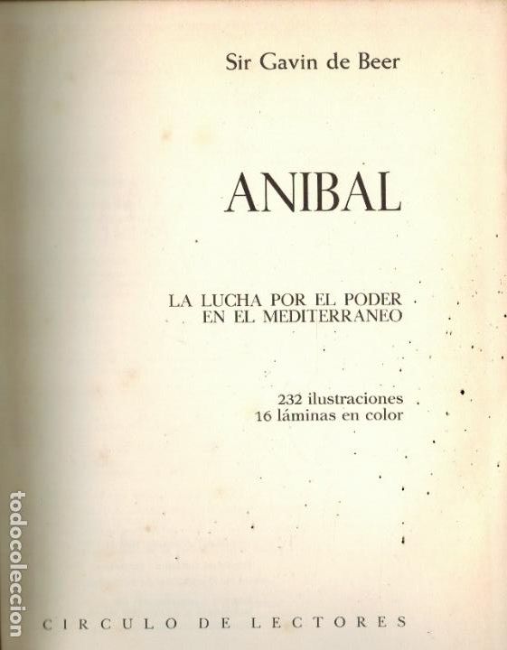 Libros de segunda mano: AN&Iacute;BAL. LA LUCHA POR EL PODER EN EL MEDITERR&Aacute;NEO - Foto 1