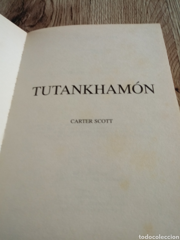 Libros de segunda mano: Tutankhamon de Carter Scott - Foto 3