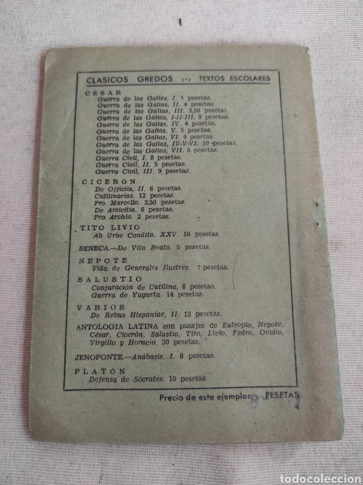 Libros de segunda mano: Guerra de las Galias. Libro I - Foto 2