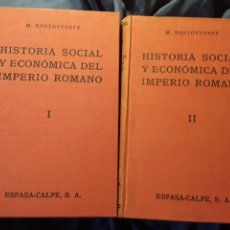 Libros de segunda mano: HISTORIA SOCIAL Y ECONÓMICA DEL IMPERIO ROMANO (2 VOL., COMPLETA). ROSTOVTZEFF. TAPA DURA. Lote 354002978