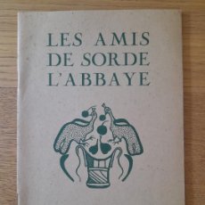 Libros de segunda mano: VILLA ROMANA. LES AMIS DE SORDE L'ABBAYE, EDITIONS JEAN LACOSTE 1962. EN FRANCES. RARO.. Lote 355171343