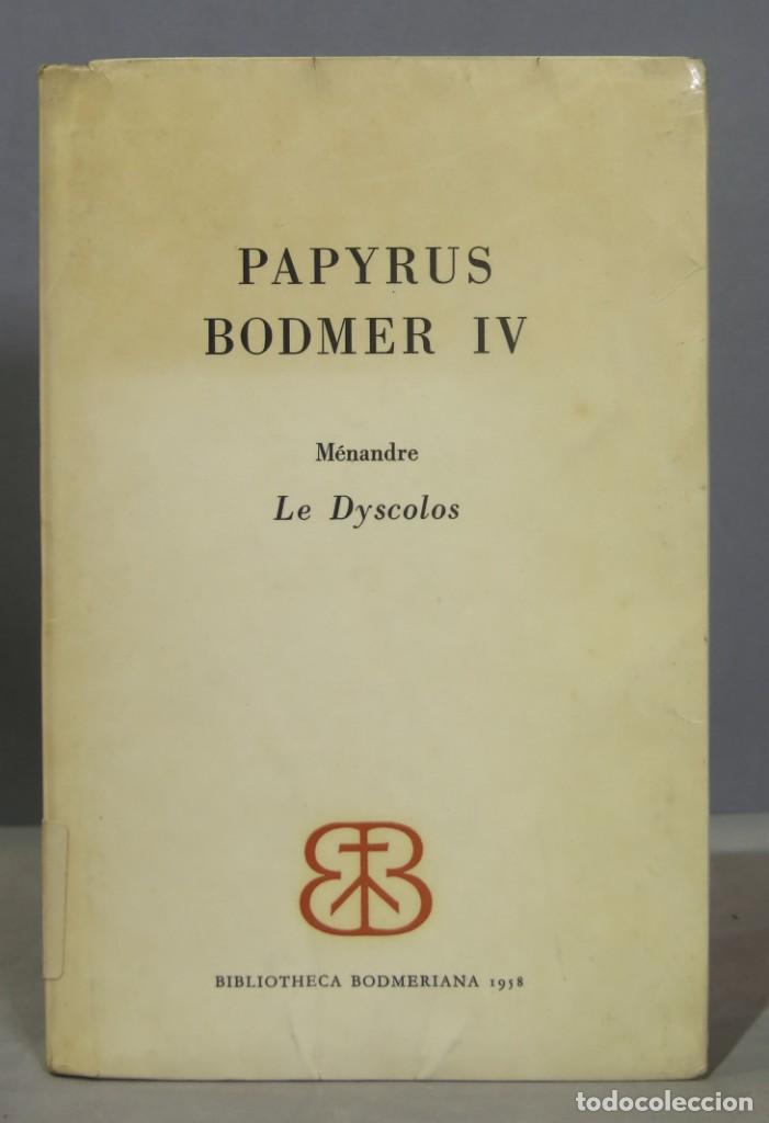 Libros de segunda mano: Papyrus Bodmer IV: Menandre: Le Dyscolos - Foto 1