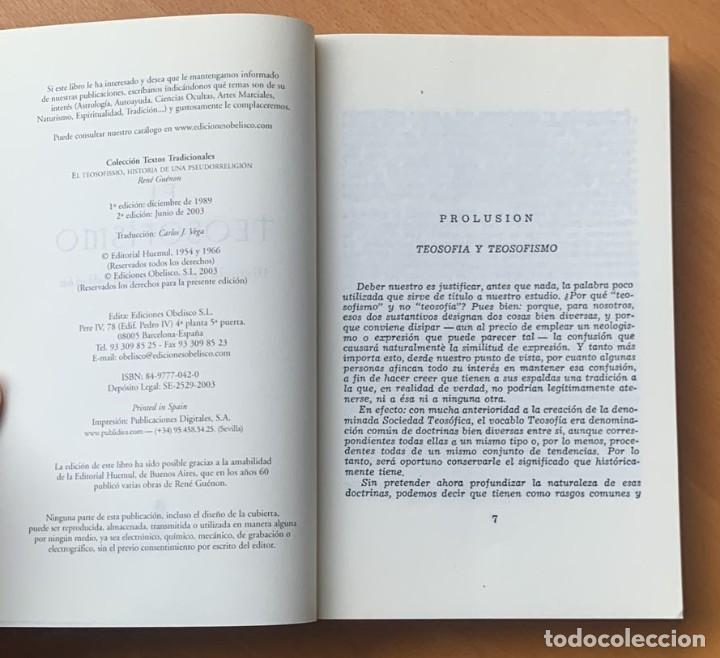 Libros de segunda mano: El Teosof&iacute;smo. Ren&eacute; Gu&eacute;nor - Foto 3