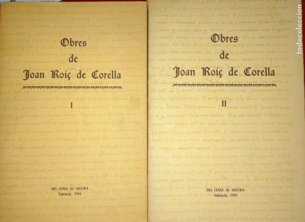 Libros de segunda mano: OBRES DE JOAN DE CORELLA --- EDICION NUMERADA - Foto 7