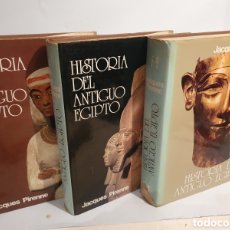 Libros de segunda mano: GISTORIA DEL ANTIGUO EGIPTO. JACQUES PIRENNE. 3 TOMPS. EDITORIAL OCEANO. AÑOS 80.. Lote 366146891