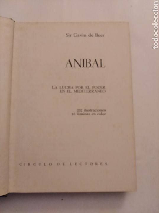 Libros de segunda mano: Libro An&iacute;bal del c&iacute;rculo de lectores - Foto 2