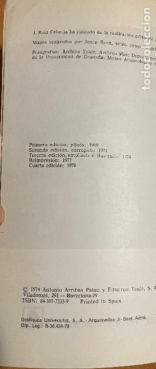 Libros de segunda mano: LECCIONES DE PREHISTORIA, A.Arribas - Foto 2