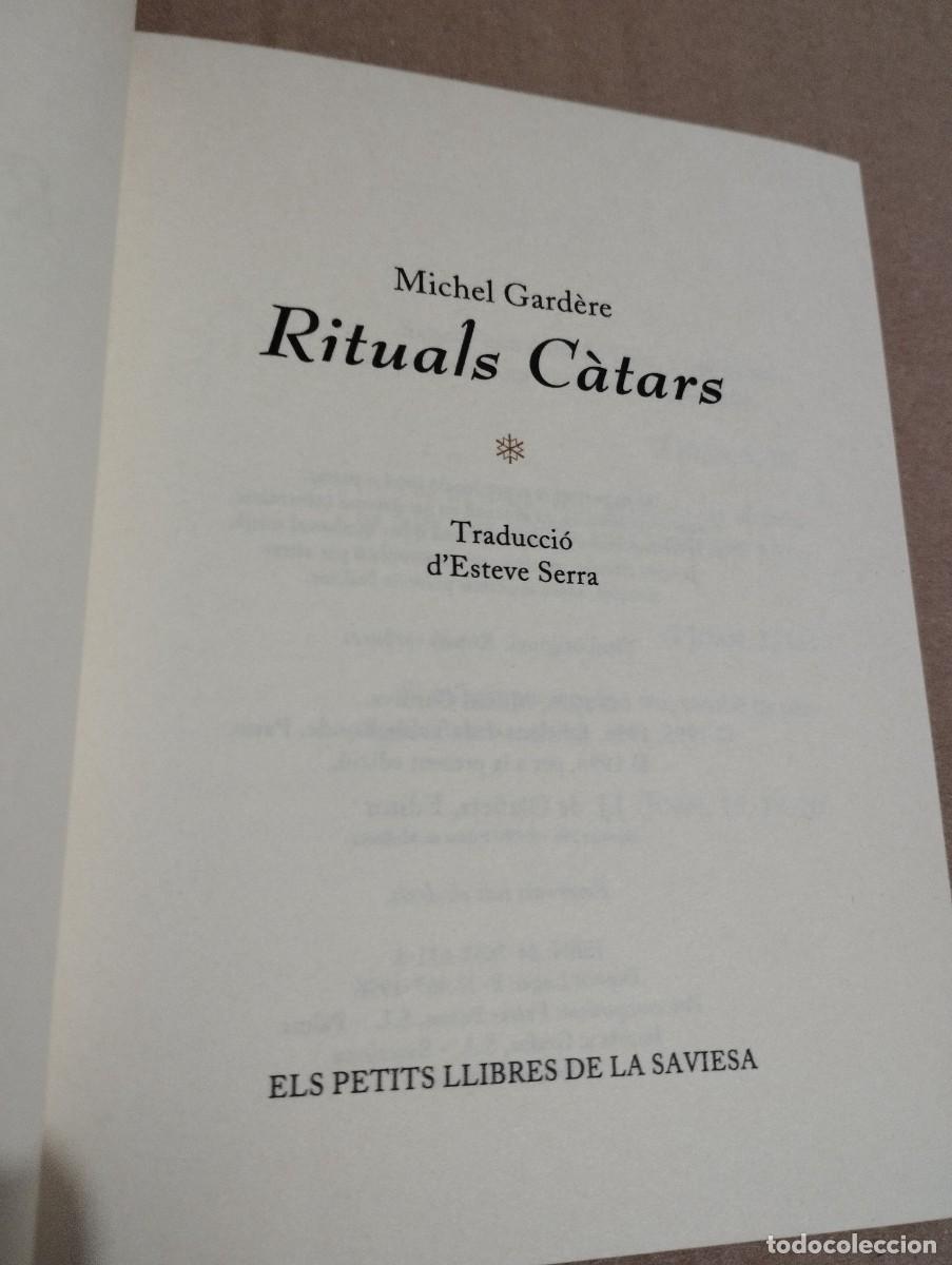 Libros de segunda mano: RITUALS C&Agrave;TARS (MICHEL GARD&Egrave;RE) - Foto 2