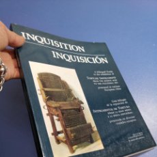 Libros de segunda mano: INQUISITION/ INQUISICION. GUIA BILINGÜE DE LA EXPOSICION DE INSTRUMENTOS DE TORTURA -1985. Lote 377925704