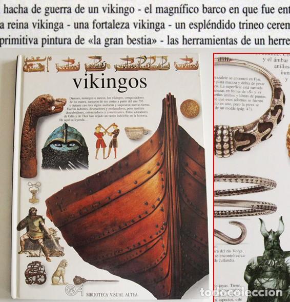 Second hand books: VIKINGOS LIBRO ALTEA HISTORIA MUY ILUSTRADO - SUS BARCOS UTENSILIOS JOYAS ARMAS MODO DE VIDA VIAJES