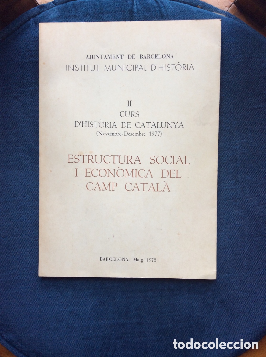 Gebrauchte B&uuml;cher: ESTRUCTURA SOCIAL I ECONOMICA DEL CAMP CATALA. VVAA.