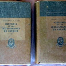 Libros de segunda mano: HISTORIA DE LOS MUSULMANES DE ESPAÑA 2 TOMOS - REINHART P. DOZY 1946 - VER DESCRIPCIÓN Y FOTOS. Lote 387142074
