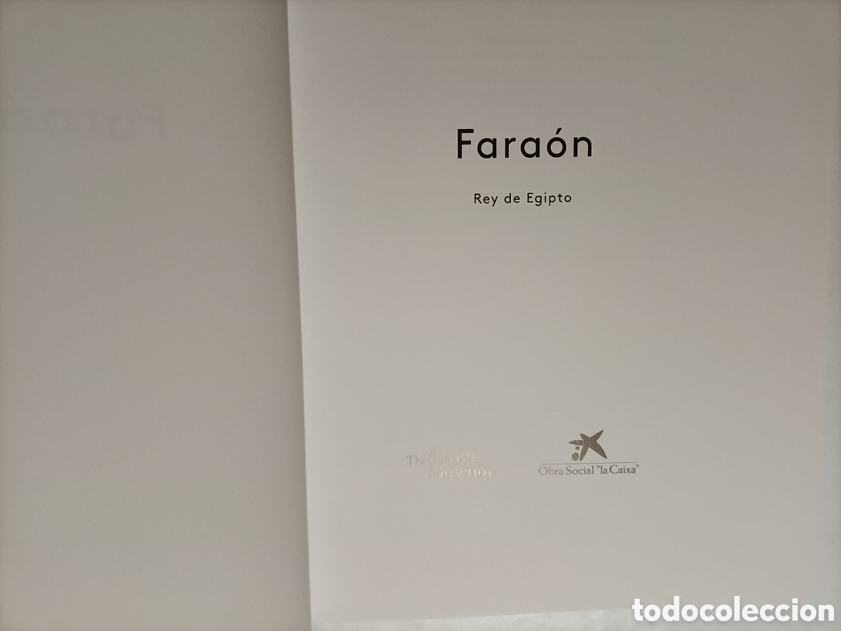 Libros de segunda mano: Fara&oacute;n. Rey de Egipto . La Caixa 2018 . - Foto 5