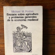 Libros de segunda mano: ENSAYO SOBRE LA AGRICULTURA Y PROBLEMAS GENERALES DE LA ECONOMÍA MEDIEVAL. MICHAEL POSTAN. Lote 388896844