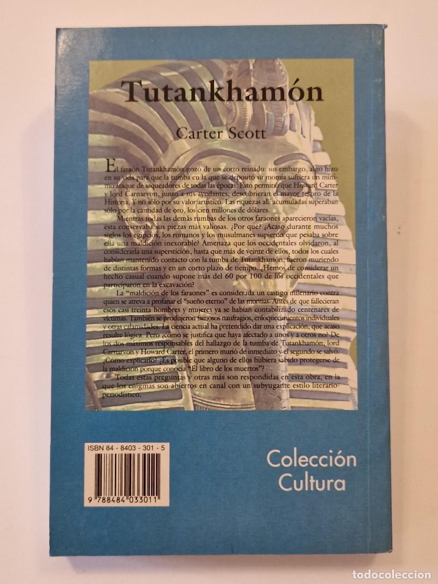 Libros de segunda mano: Tutankham&oacute;n.- Carter Scott.- EDIMAT, 1998 - Foto 2