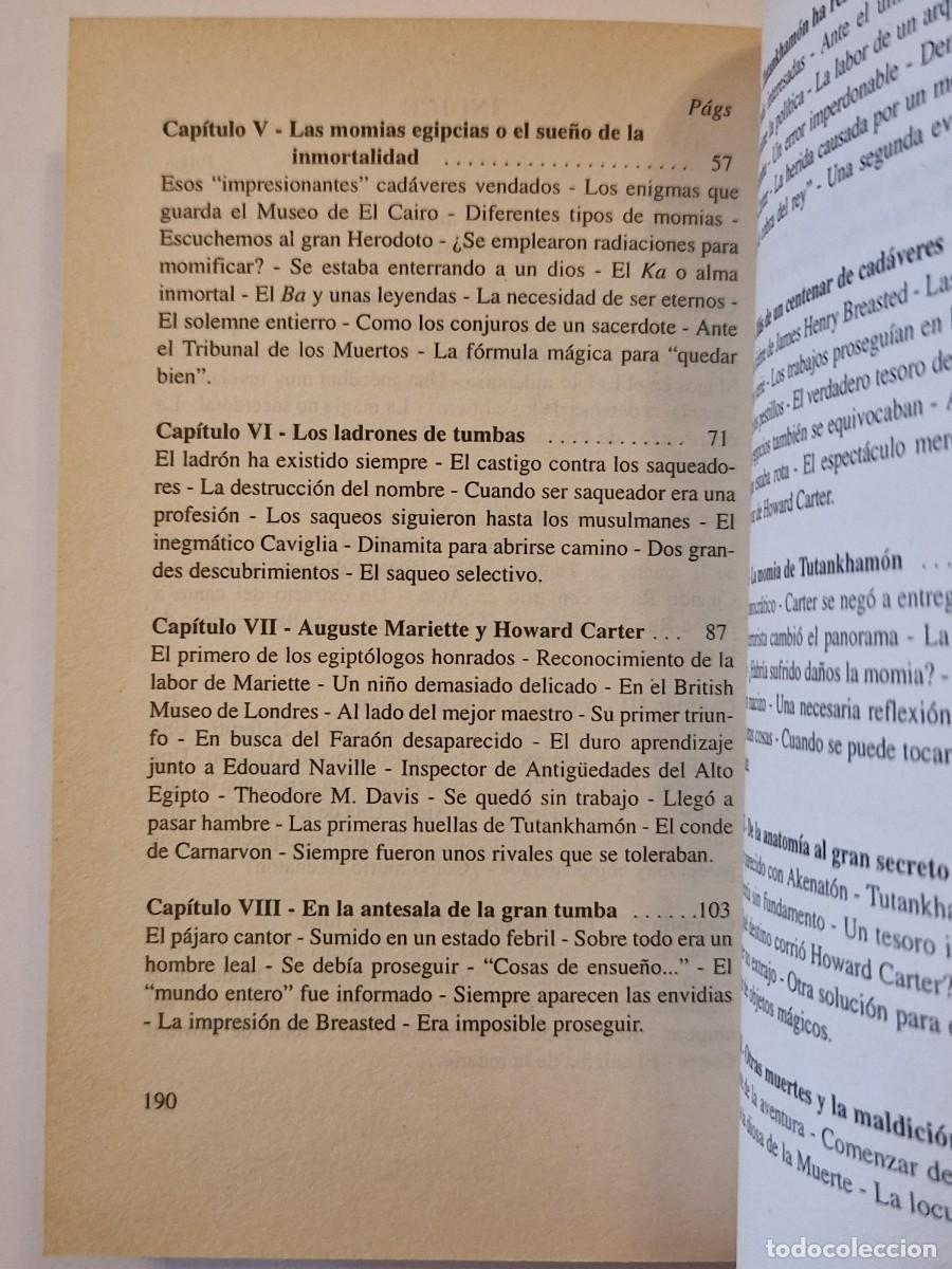 Libros de segunda mano: Tutankham&oacute;n.- Carter Scott.- EDIMAT, 1998 - Foto 14