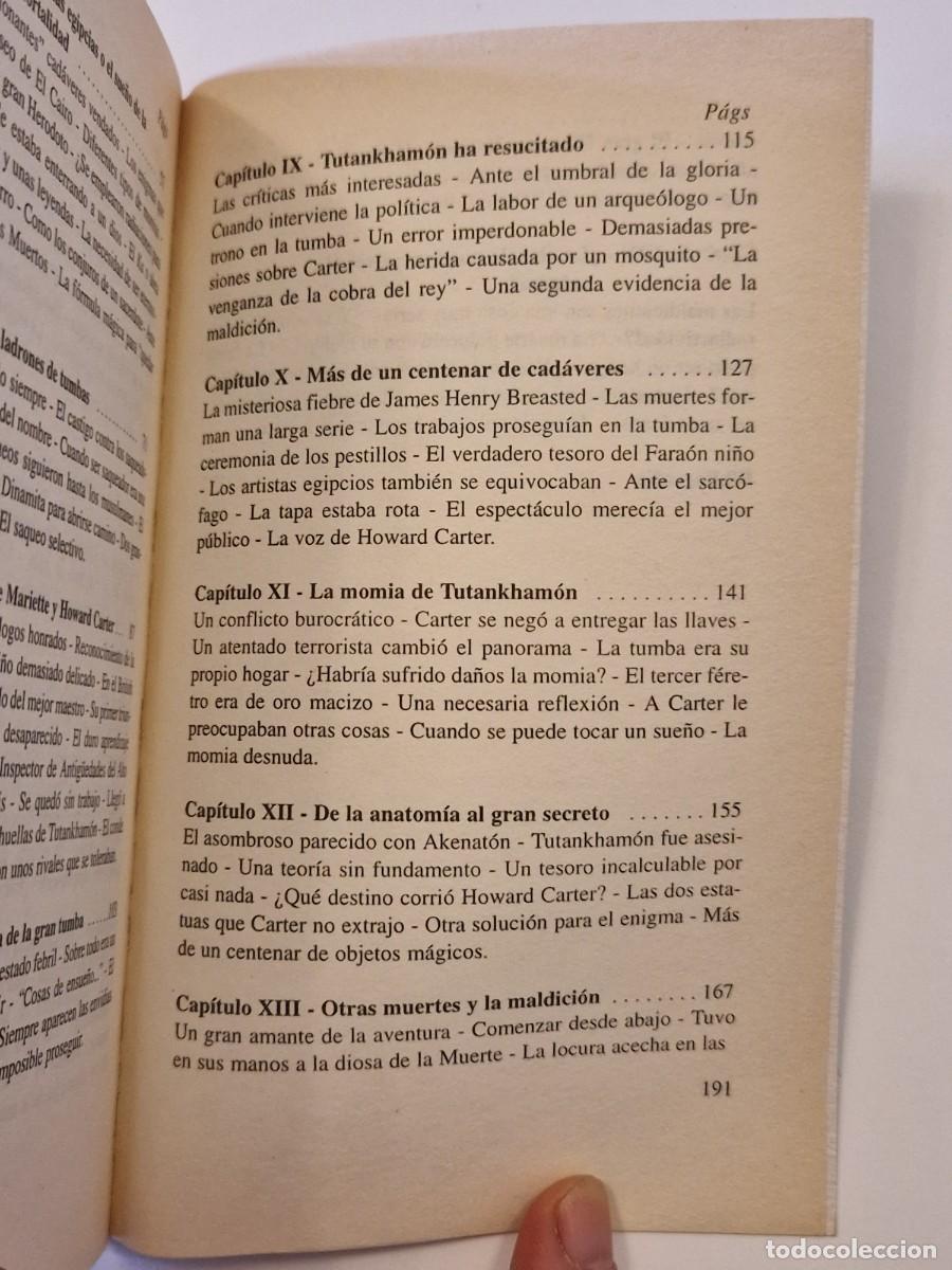 Libros de segunda mano: Tutankham&oacute;n.- Carter Scott.- EDIMAT, 1998 - Foto 15