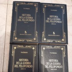Libros de segunda mano: HISTORIA DE LA GUERRA DEL PELOPONESO DE TUCIDICES.. Lote 395890754