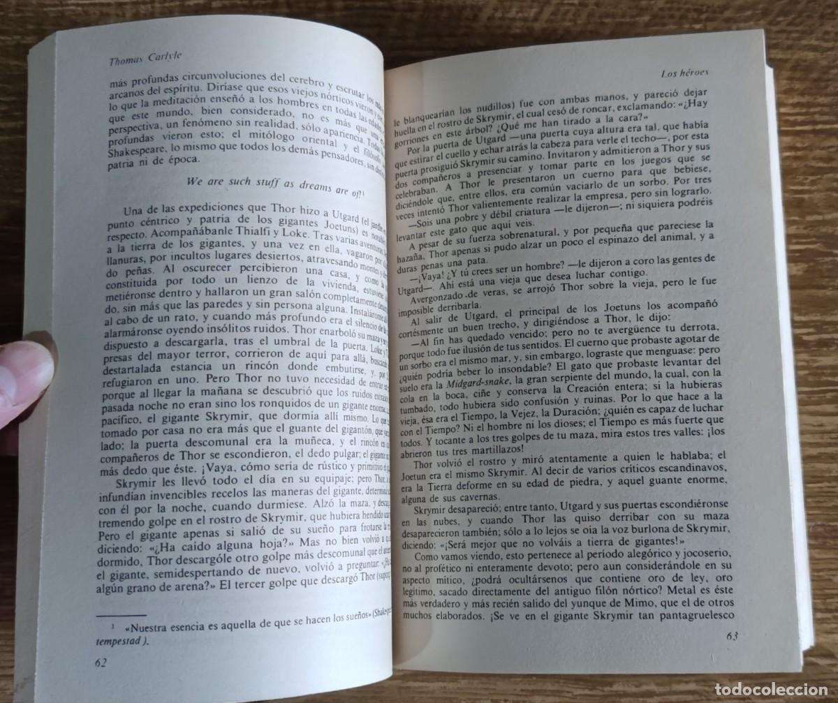 Libros de segunda mano: Libro - Los Heroes (1986) Thomas Carlyle - Foto 2