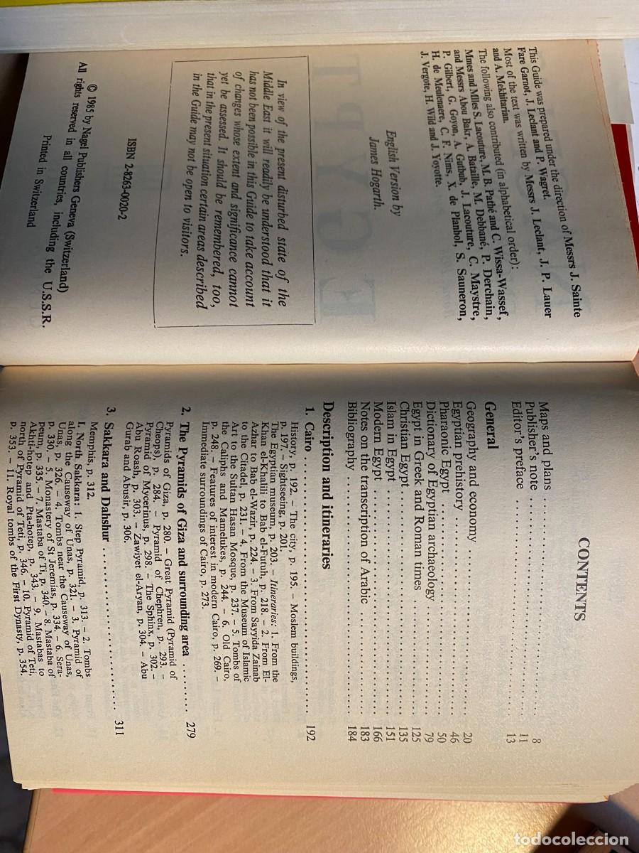 Libros de segunda mano: EGYPT NAGELS ENCYCLOPEDIA GUIDE - Foto 2