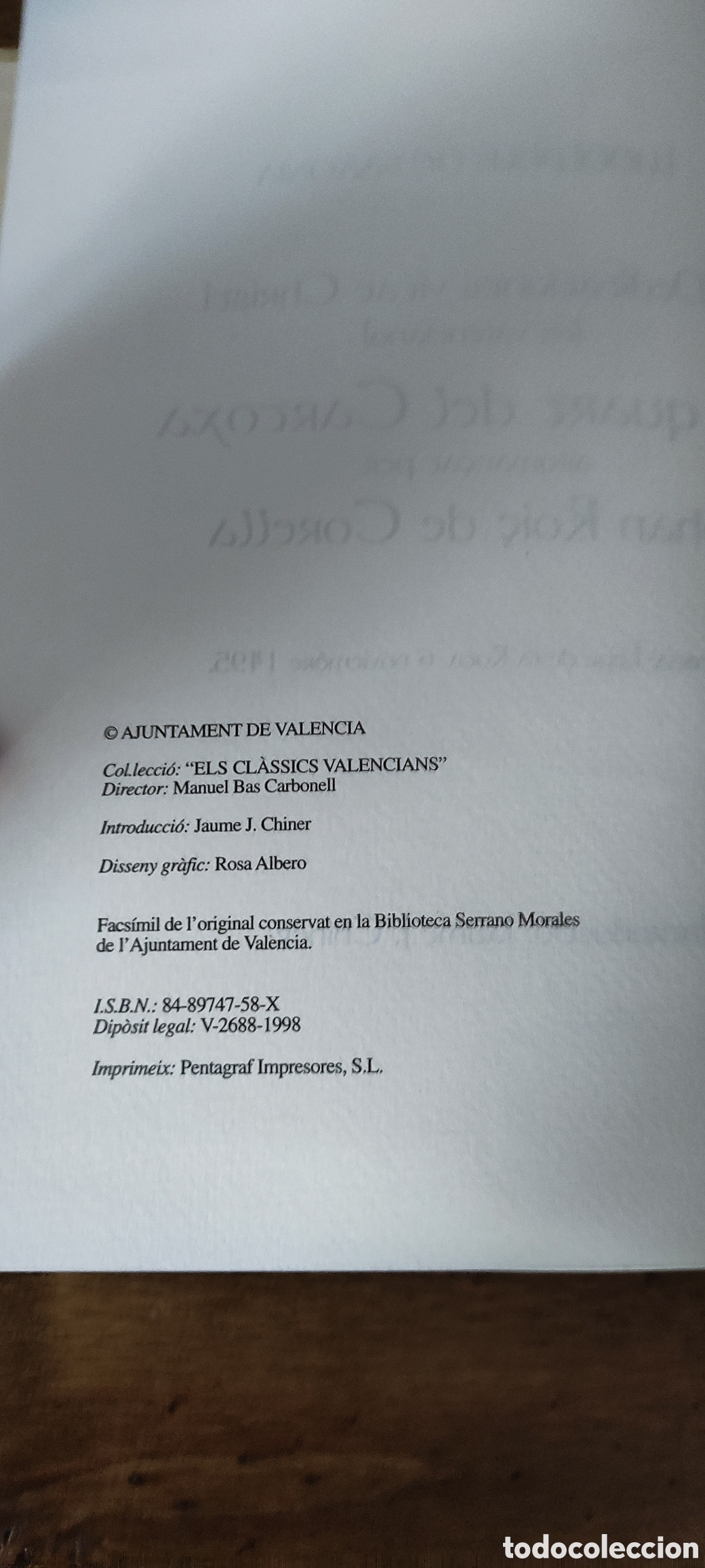 Libros de segunda mano: Lo Quart del Cartoxa facsimil - Foto 10