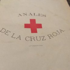 Libros de segunda mano: ~~~~ ANALES DE LA CRUZ ROJA, SATURNINO JIMENEZ, 1863-1874, GRABADOS Y DESPLEG. MIDE 23 X 17 CM. ~~~~