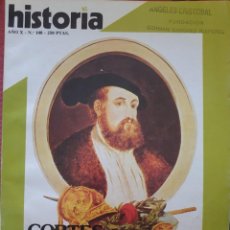 Libros de segunda mano: HISTORIA 16 AÑO X Nº 108. CORTES, BIOGRAFIA INEDITA. -. Lote 402203399